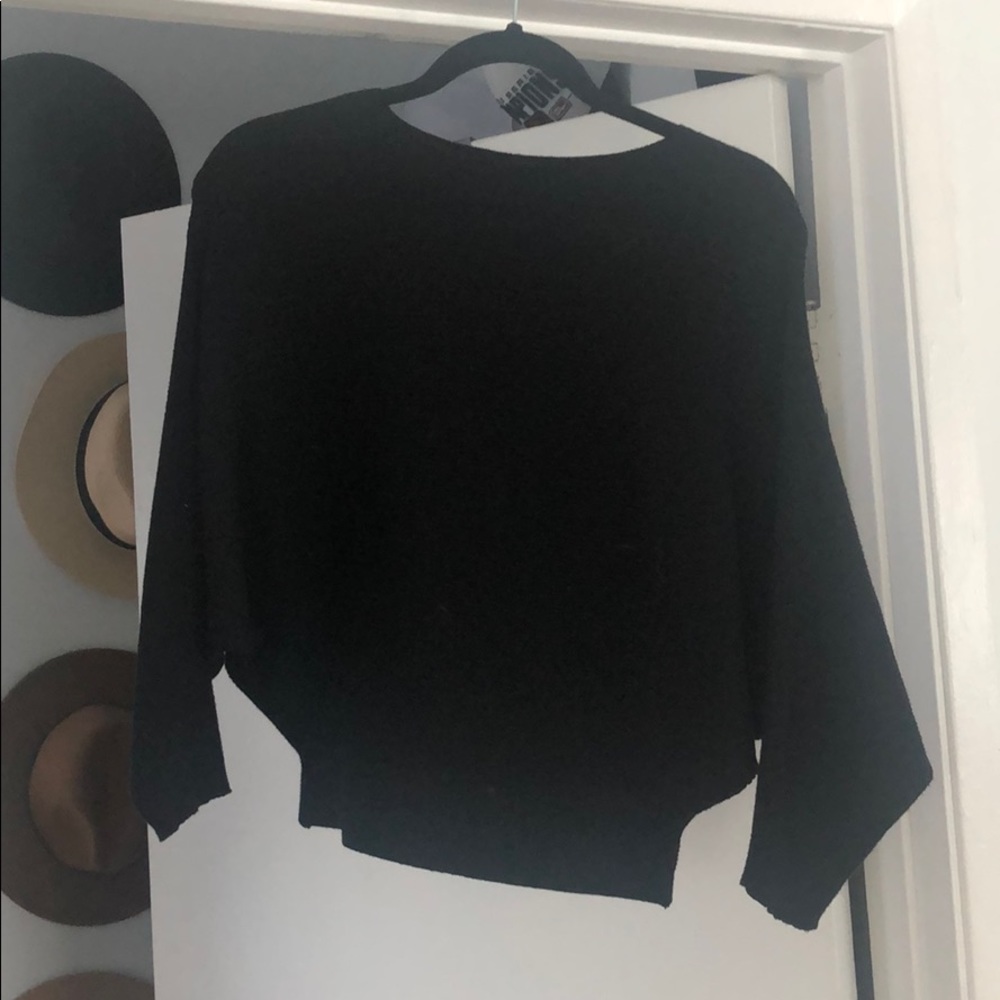 Batwing sweater.